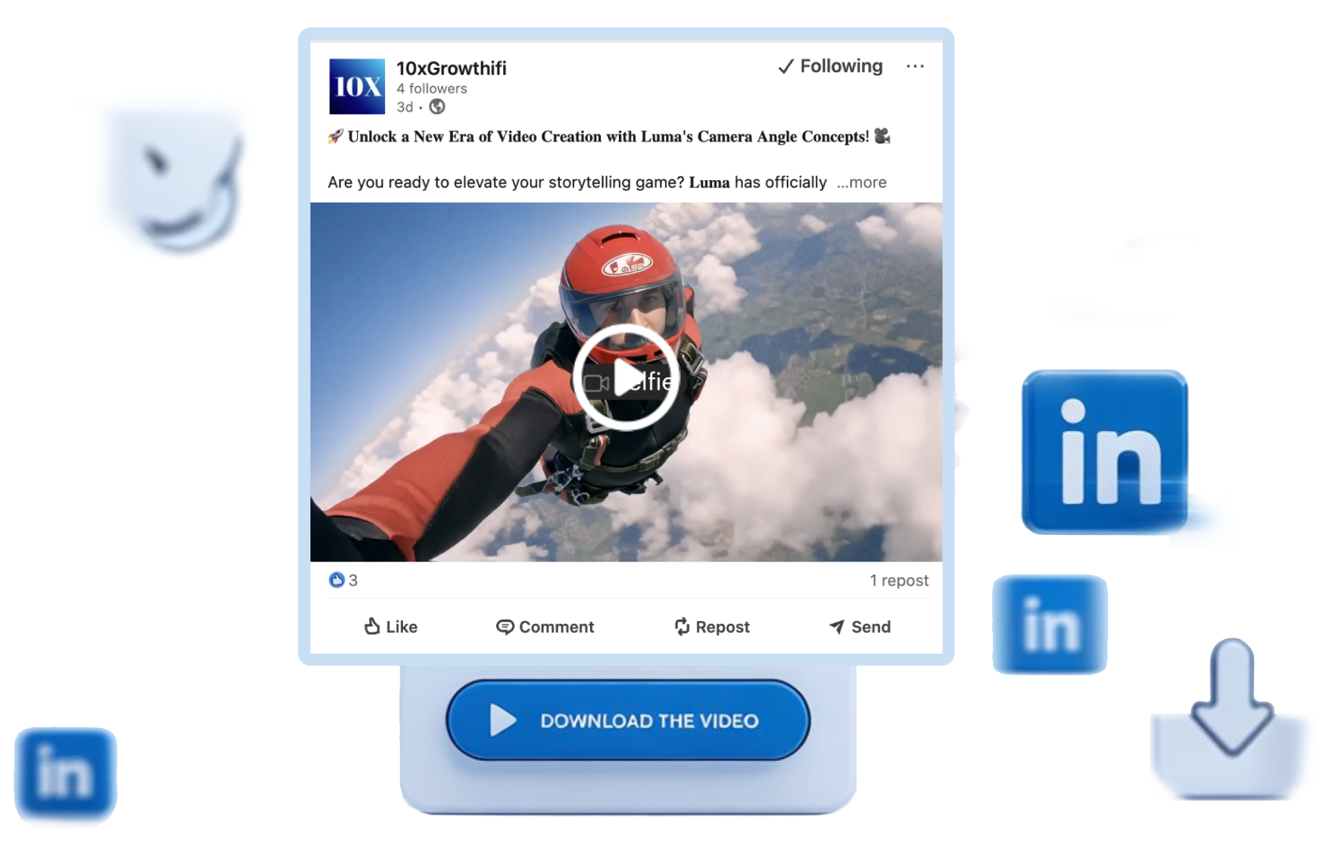 LinkedIn Video Downloader – Download LinkedIn videos easily